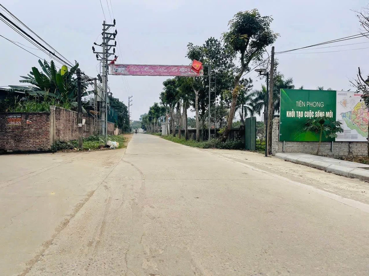 Bán đất kinh doanh 110m² mặt tiền 5m Chương Mỹ Hà Nội - Ảnh 1