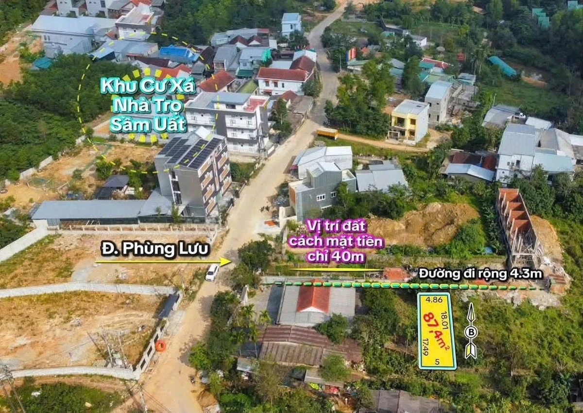 Bán đất kiệt ô tô Phùng Lưu Thuỷ Dương 87m2, 1,5 tỷ - Ảnh 1
