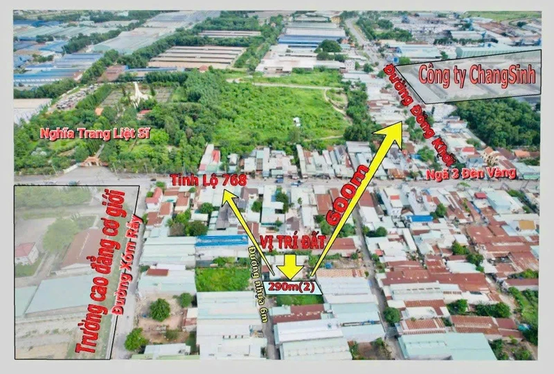Bán lô đất biệt thự 290m2 Đồng Khởi, Bình Chánh - 3 tỷ 100 triệu