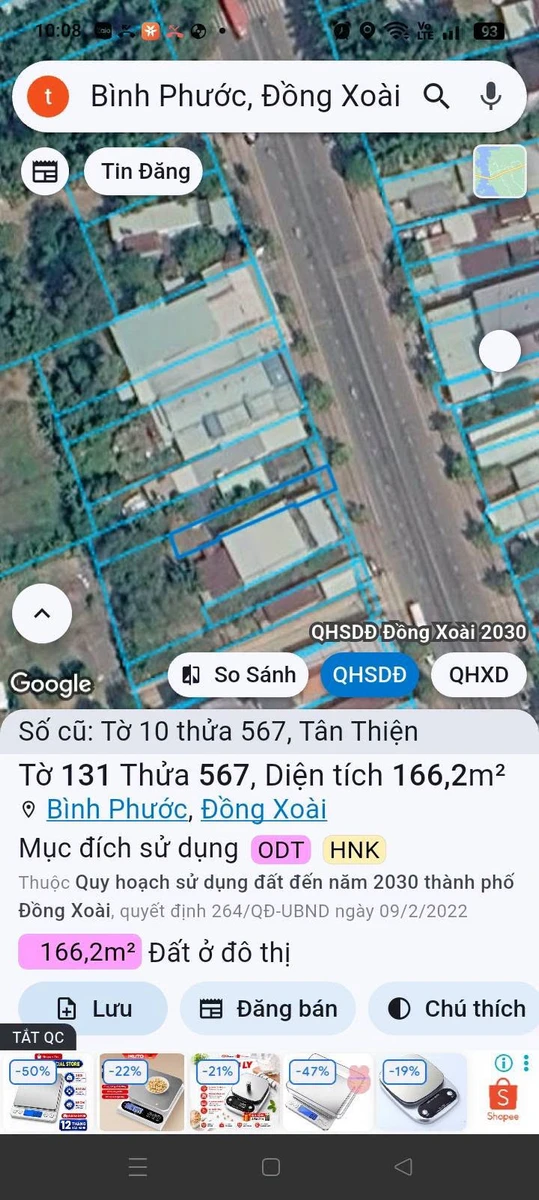 Bán đất mặt tiền Nguyễn Huệ 175m2, Tân Thiện, Bình Chánh - Ảnh thu nhỏ 2