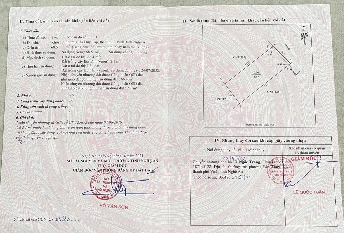 Bán đất Phường Hà Huy Tập gần 70m² 3 tỷ 4 - Ảnh thu nhỏ 4