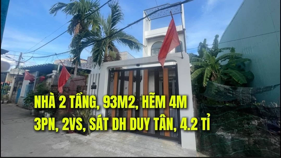Bán nhà 2 tầng 93m gần ĐH Duy Tân, Tân Bình - Ảnh 1