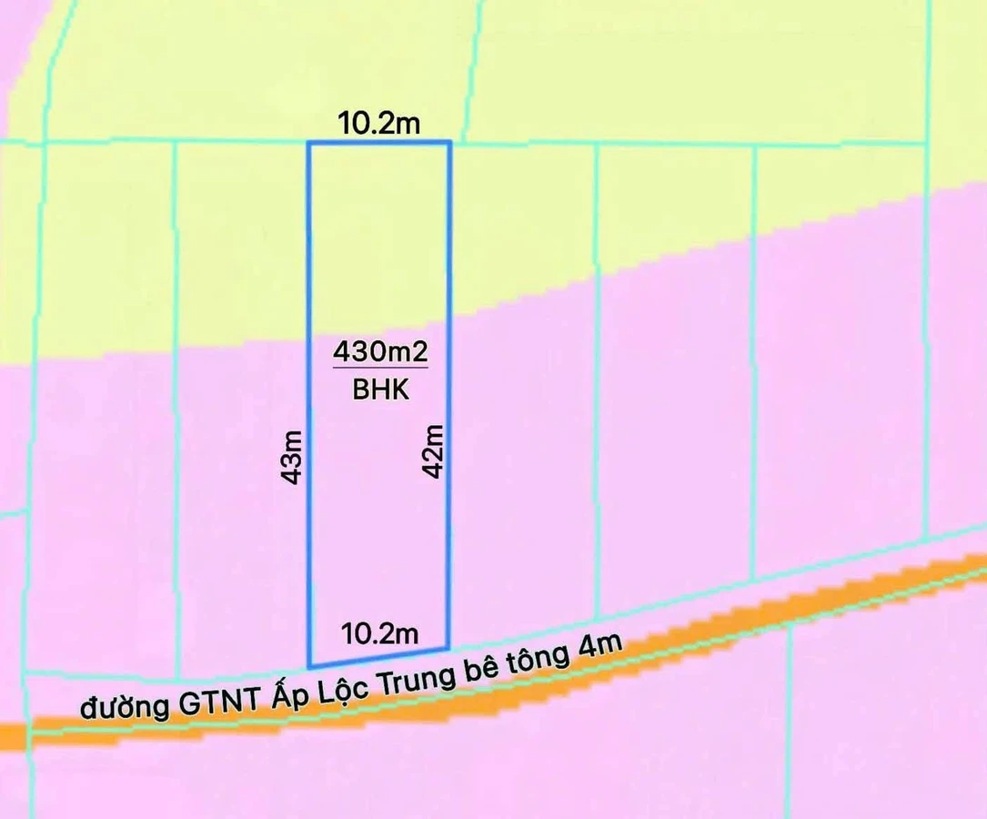 Bán đất vườn 430m² Cần Giờ, giá 1,65 tỷ - Ảnh thu nhỏ 2