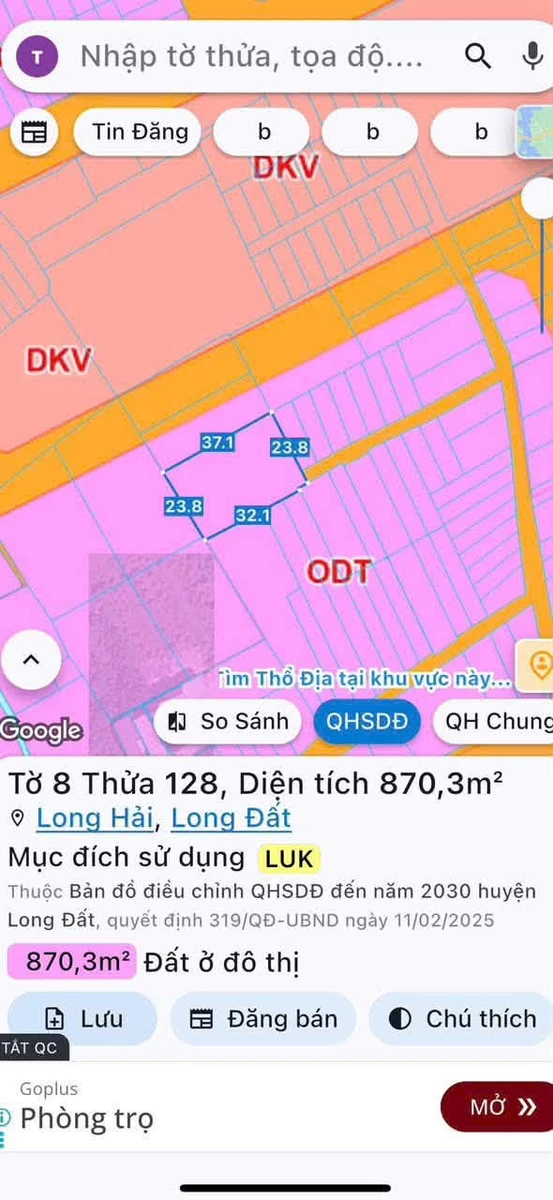 Bán đất nền Long Hải 5x16m, sổ hồng, 650 triệu - Ảnh thu nhỏ 5