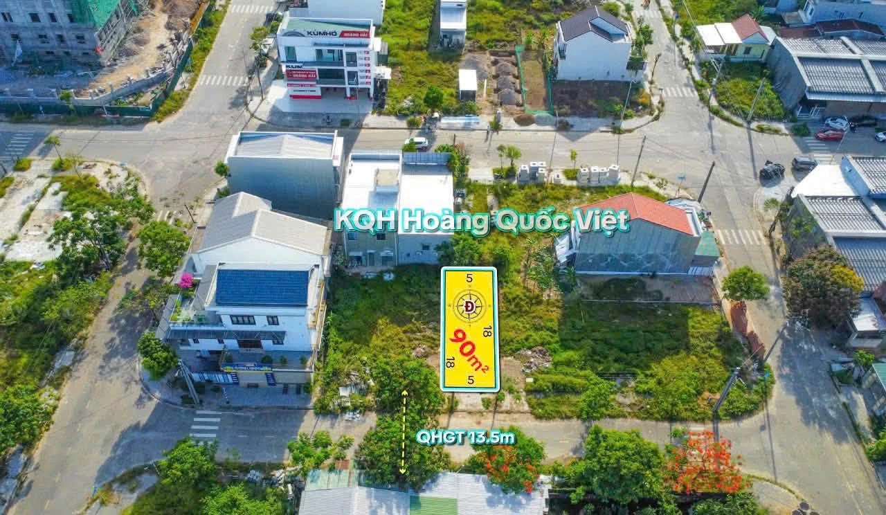 Bán đất 90m2 KQH Hoàng Quốc Việt Huế 3,1 tỷ - Ảnh 1