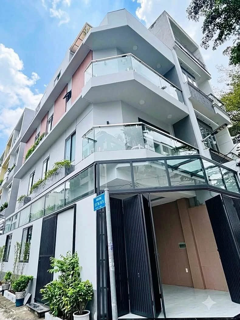 Bán nhà 4 tầng lô góc 62m², 4PN, KDC The Sun, Huỳnh Tấn Phát, Nhà Bè - Ảnh thu nhỏ 2