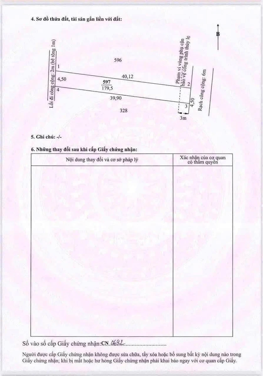 Bán lô đất hẻm 180 m² An Vĩnh Ngãi, Tân An - Ảnh thu nhỏ 5