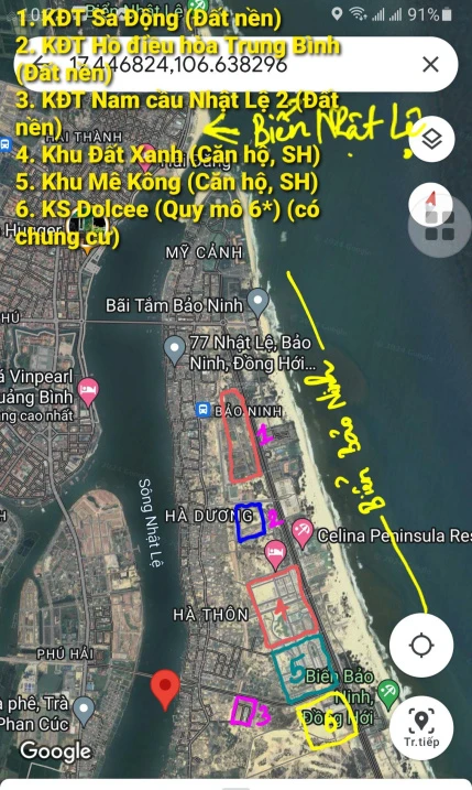 Chính chủ gửi bán lô góc siêu đẹp OM4.1 Sa Động 2, Bảo Ninh, Đồng Hới, Quảng Bình (267m2, 6,5tỷ) - Ảnh thu nhỏ 4