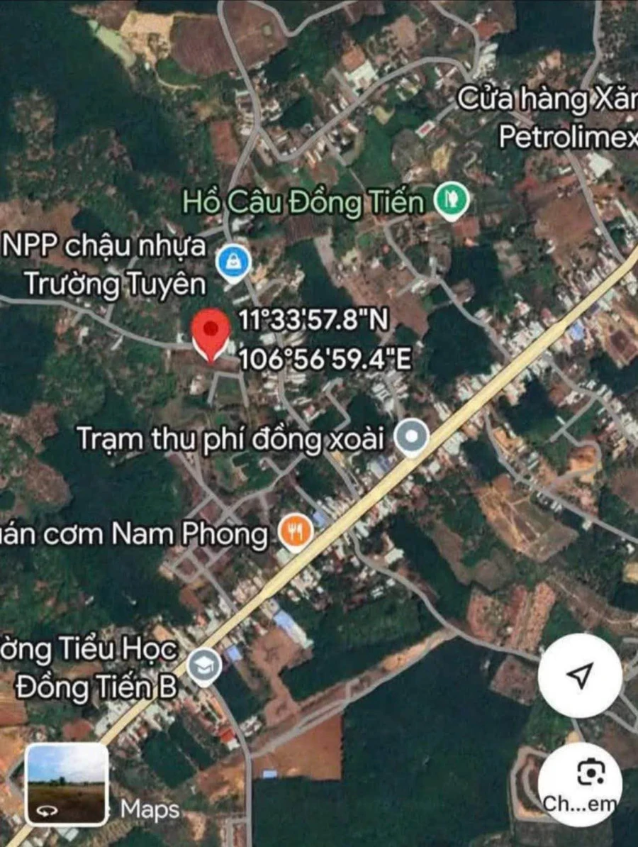 Bán đất Đồng Phú 192m² giá 3 tỷ gần QL14 - Ảnh 1