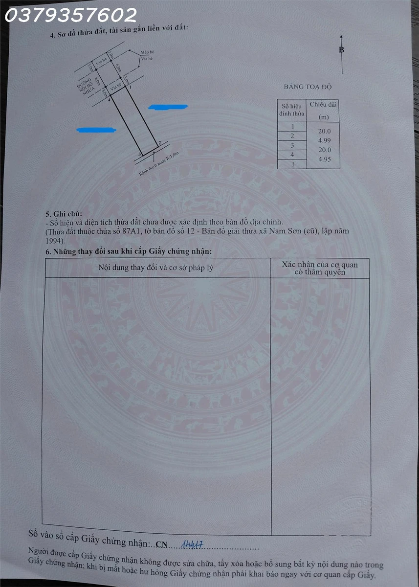 🔥 CHÍNH CHỦ CẦN BÁN GẤP – CẮT LỖ SÂU LÔ ĐẤT ĐẸP Ở CÁCH HẠ, AN DƯƠNG - Ảnh thu nhỏ 3