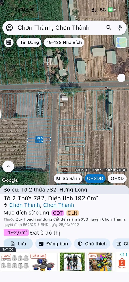 Bán đất Phạm Hồng Thái Hưng Long 210m² 950 triệu - Ảnh thu nhỏ 3