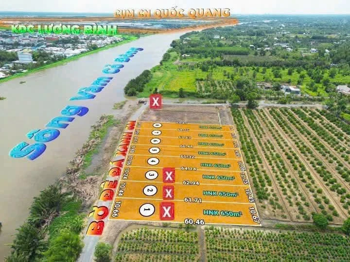 Bán đất vườn mặt tiền view sông 650m² hoặc 1300m² Thạnh Hoà - Ảnh thu nhỏ 4