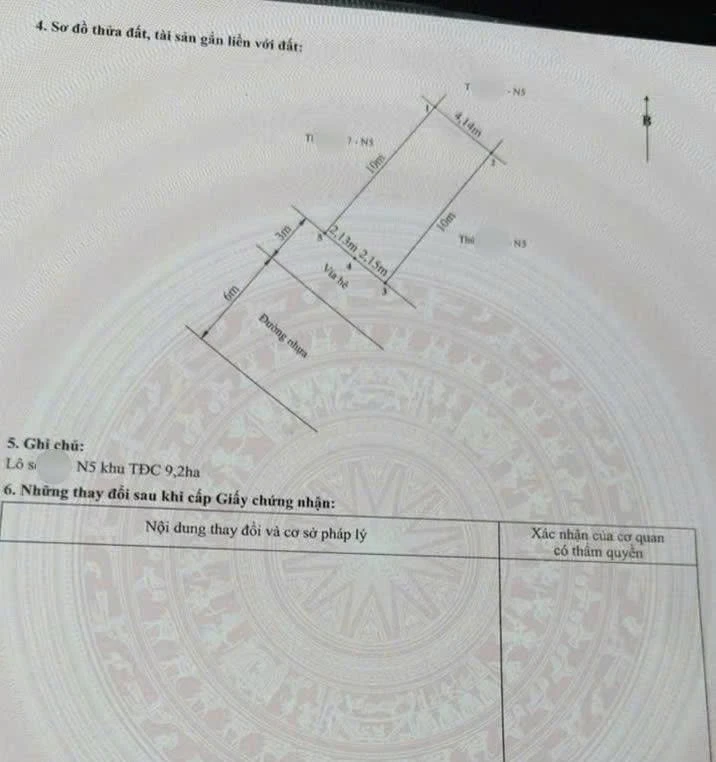 Bán đất lô liền kề 42m2 khu đấu giá 9,2Ha Thành Tô, Hải An, Hải Phòng - Ảnh thu nhỏ 3