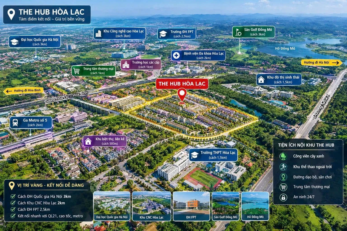 Bán lô đất 125m2 mặt tiền 7.6m Hòa Lạc gần ĐH Quốc Gia, giá 3.2 tỷ - Ảnh thu nhỏ 2