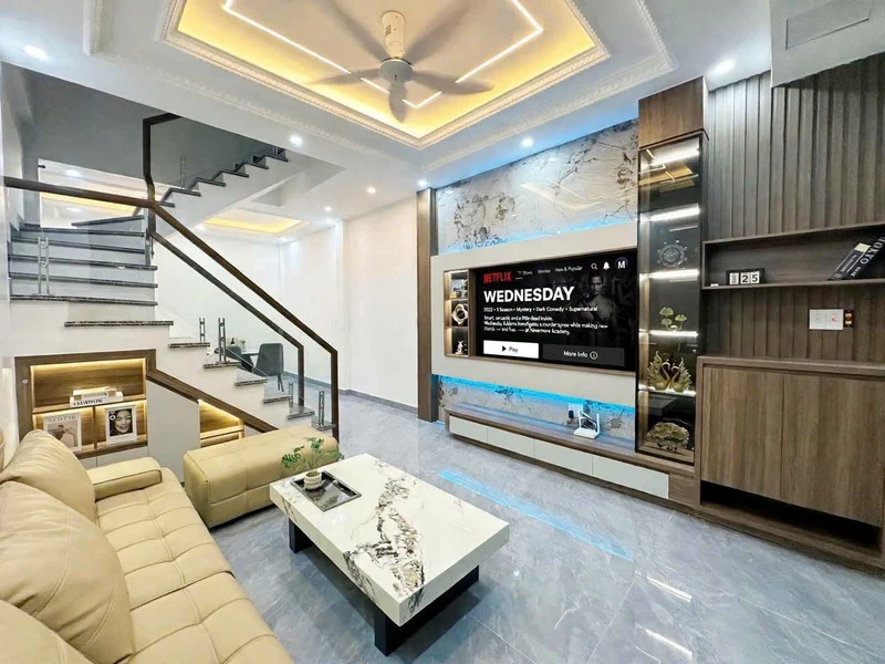 Bán nhà 4 tầng mới 40.1m² Miếu Hai Xã, Hải Phòng