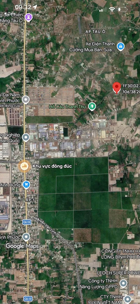 Bán lô góc đất 90m² Minh Hưng, gần KCN 430 triệu - Ảnh 1