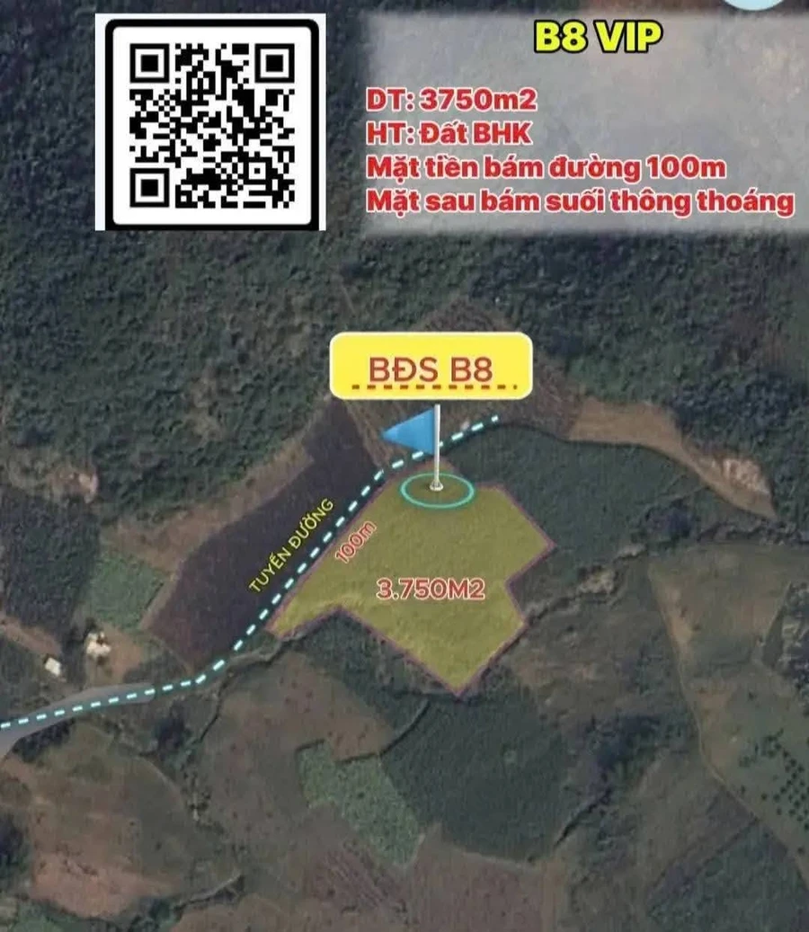 Bán đất 3750m2 mặt tiền 100m Mường Động, Phú Thọ - Ảnh thu nhỏ 2