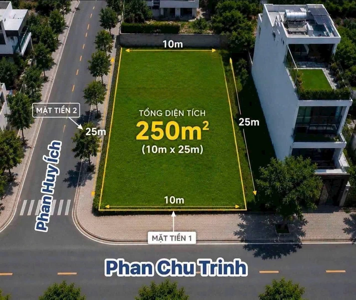 Bán đất góc 2 mặt tiền Vũng Tàu 251m2, 36 tỷ