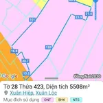 Bán lô đất 5500m2 gần Suối Cát, Xuân Lộc, Đồng Nai - 26 tỷ - Ảnh thu nhỏ 2