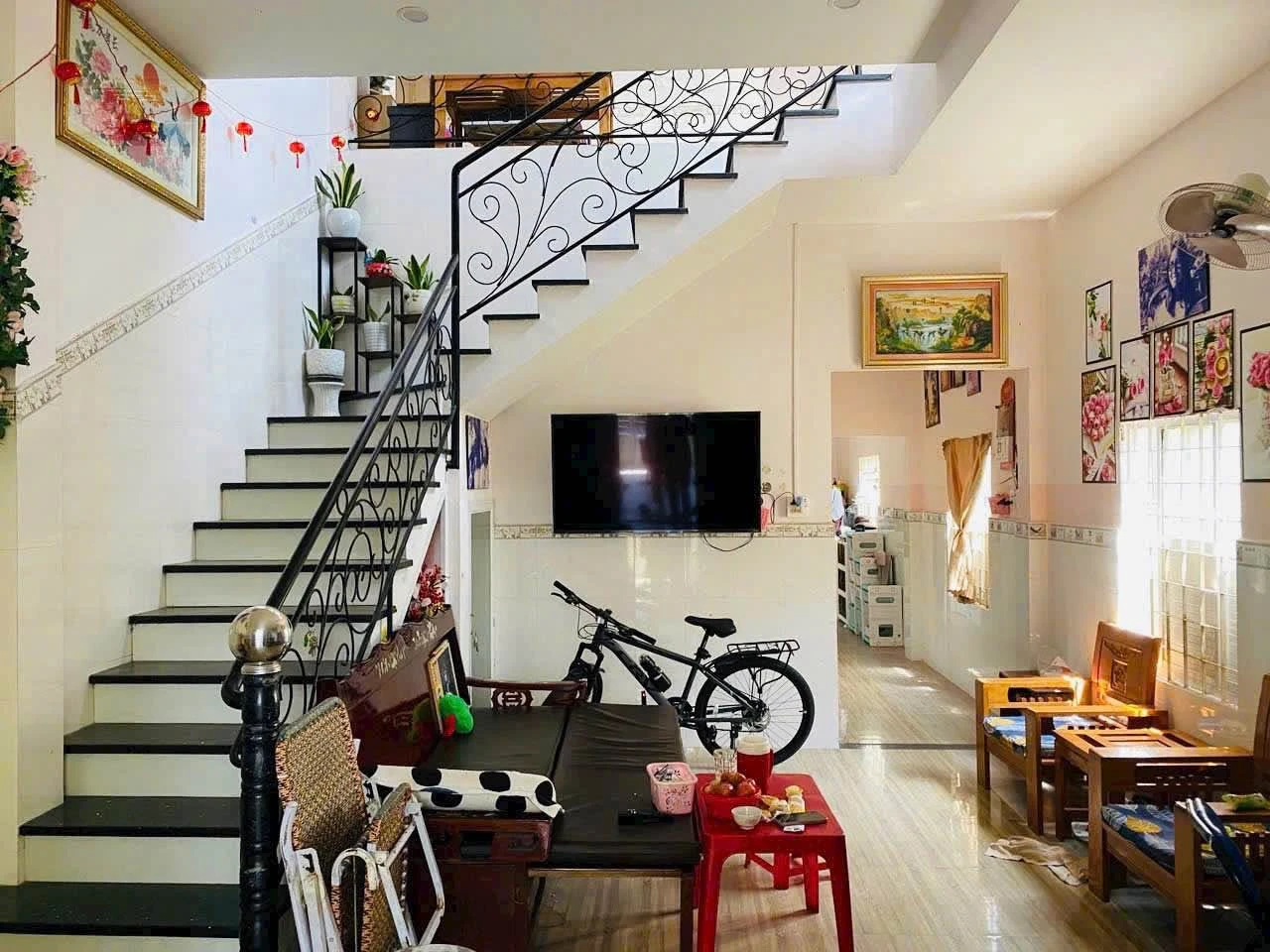 Nhà 1 trệt 1 lầu 90m2 mặt tiền Phú Thuỷ Phan Thiết - Ảnh 1