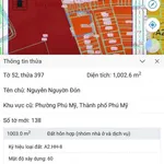 Bán lô đất 1 sào (9920 m²) 2 mặt tiền Phú Mỹ 5.5 tỷ - Ảnh thu nhỏ 1