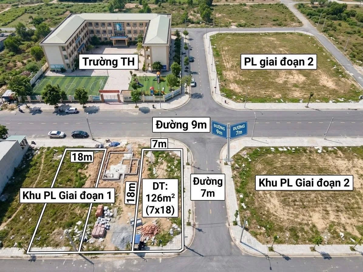 Bán đất 126m2 hai mặt tiền Mỹ Thượng, Huế, giá 2,3 tỷ - Ảnh 1