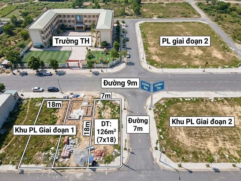 Bán đất 126m2 hai mặt tiền Mỹ Thượng, Huế, giá 2,3 tỷ