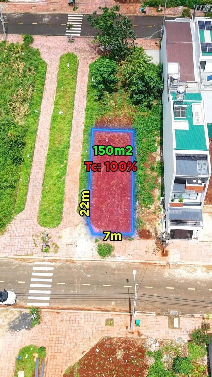 Bán đất 2 mặt tiền 7x22m Lê Văn Lương, Bình Chánh - 9.5 tỷ - Ảnh thu nhỏ 2