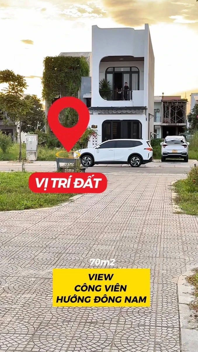 Bán lô đất 70m² view công viên KQH Hương Sơ khu vực 7, TP Huế, giá 1 tỷ 580 triệu - Ảnh thu nhỏ 3