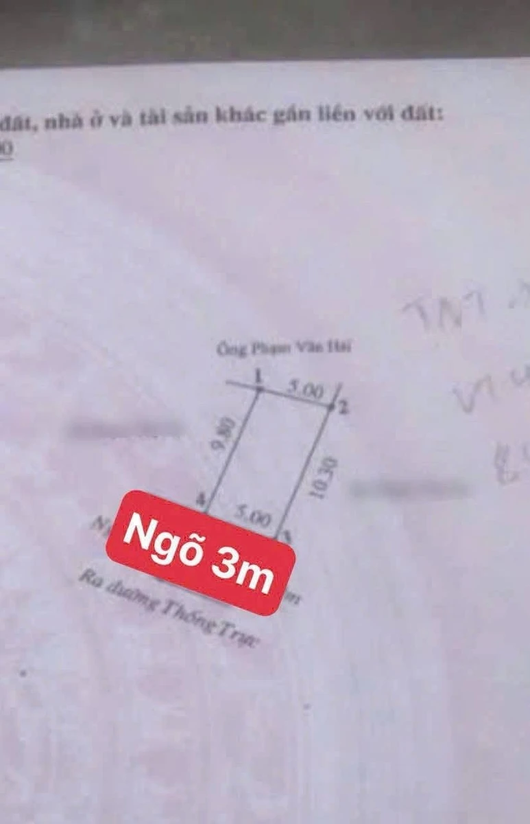 Bán lô đất 48.9m² Thống Trực, Kiến An, Hải Phòng, giá hơn 1 tỷ - Ảnh thu nhỏ 3