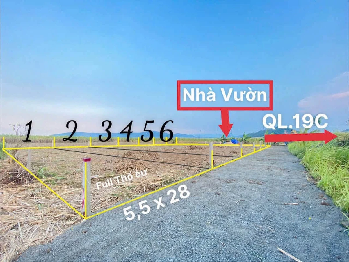 Bán đất 153,8m² giá 195 triệu tại xã Đức Bình, Đắk Lắk - Ảnh 1