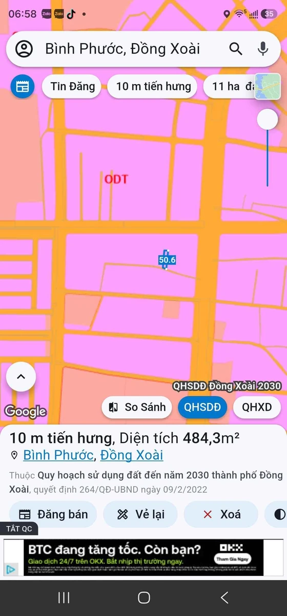 Bán đất 500m² đường bê tông Đồng Xoài, Bình Dương - Ảnh thu nhỏ 2