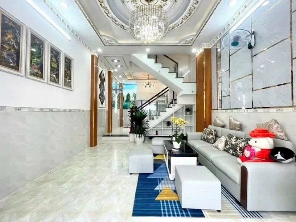 Bán nhà 3 tầng 50m² 4PN 4WC đường Huỳnh Tấn Phát, Nhà Bè giá 5,1 tỷ - Ảnh thu nhỏ 3