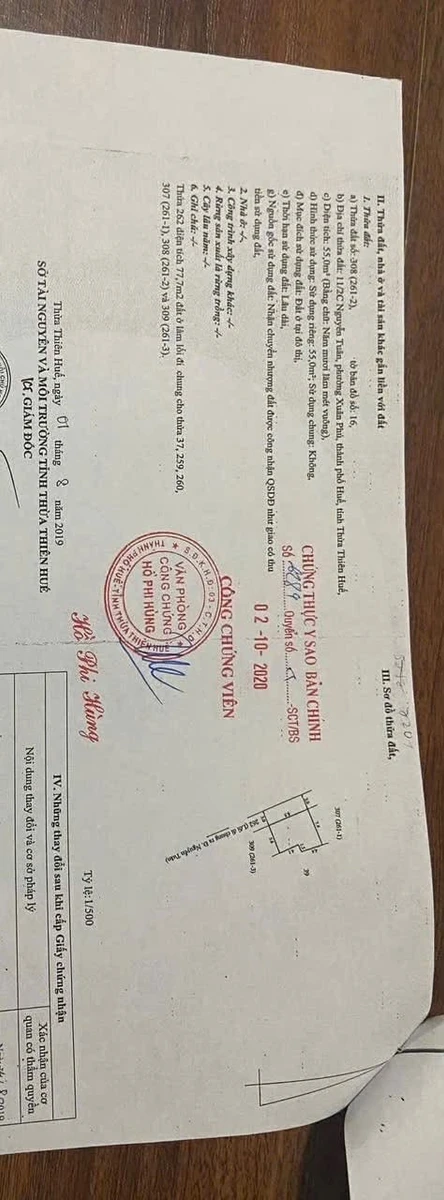 Bán nhà 2 tầng kiệt ô tô đường Nguyễn Tuân, phường Xuân Phú, Huế, 55m2, 2,39 tỷ - Ảnh thu nhỏ 4