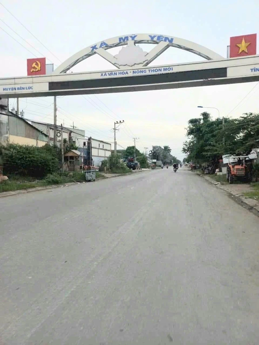 Bán đất thổ cư mặt tiền Mỹ Yên - Tân Bửu 181,7m2 tặng nhà cấp 4, Bến Lức - Ảnh 1