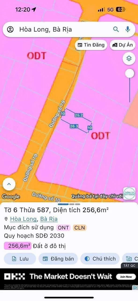 Bán lô đất biệt thự 265m² đường 79 Hòa Long, TP Bà Rịa, giá 2,2 tỷ - Ảnh thu nhỏ 4