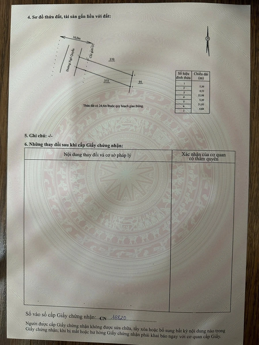 Bán lô đất thị trấn Diên Khánh 145 m2 mặt tiền Ngô Quyền - Ảnh thu nhỏ 2