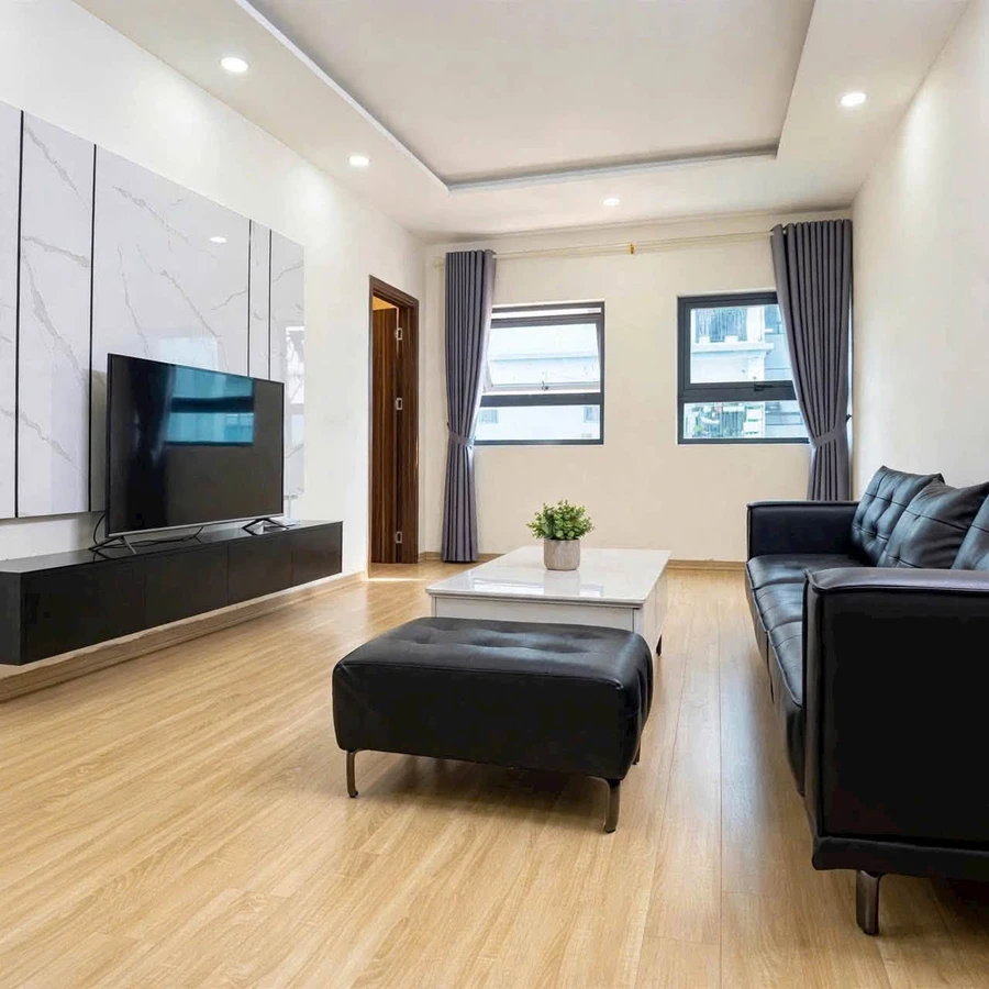 Cho thuê căn hộ 2PN 91m2 căn góc chung cư Trần Hưng Đạo Plaza, full nội thất - Ảnh 1