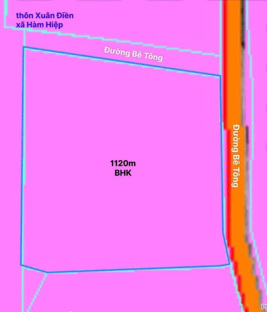 Bán đất sào lô góc 1120m² Hàm Hiệp, Bình Thuận - Ảnh 1