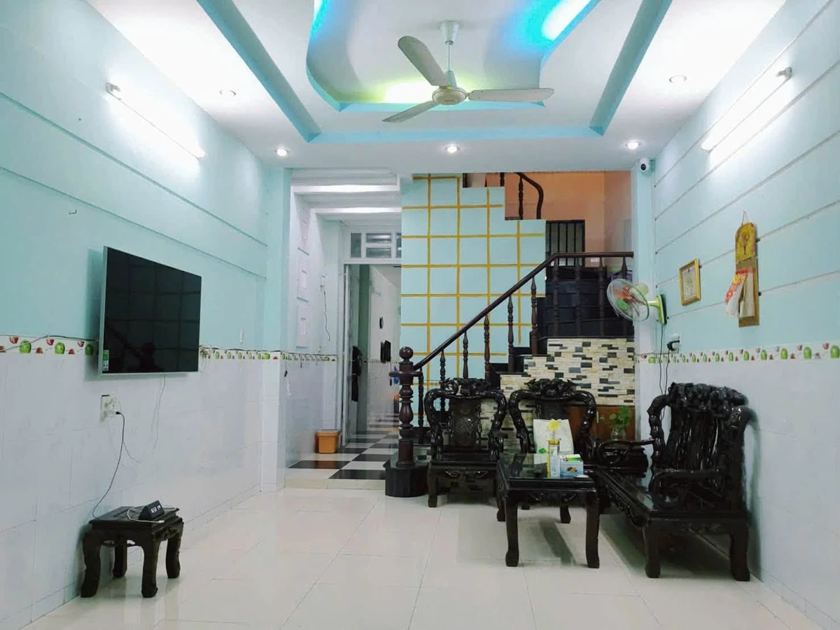 Bán nhà phố 3 tầng + sân thượng 80m², 3PN, KDC Phú Lợi, Phạm Thế Hiển, Quận 8 - Ảnh thu nhỏ 3