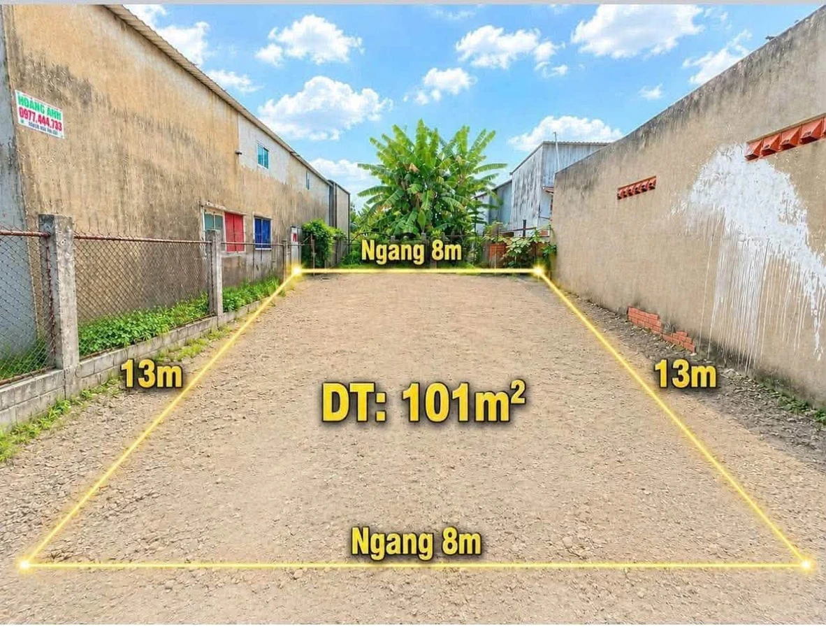 Bán lô đất 101m² gần TDC Bửu Hoà, Bình Chánh - 2.4 tỷ - Ảnh 1