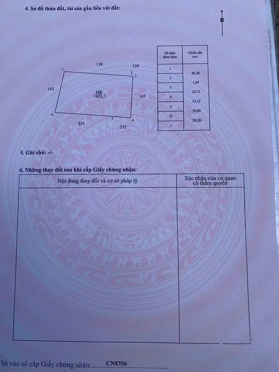 Bán đất vườn dừa 1 công 4 Tân Thanh, Bến Tre 670 triệu - Ảnh thu nhỏ 4