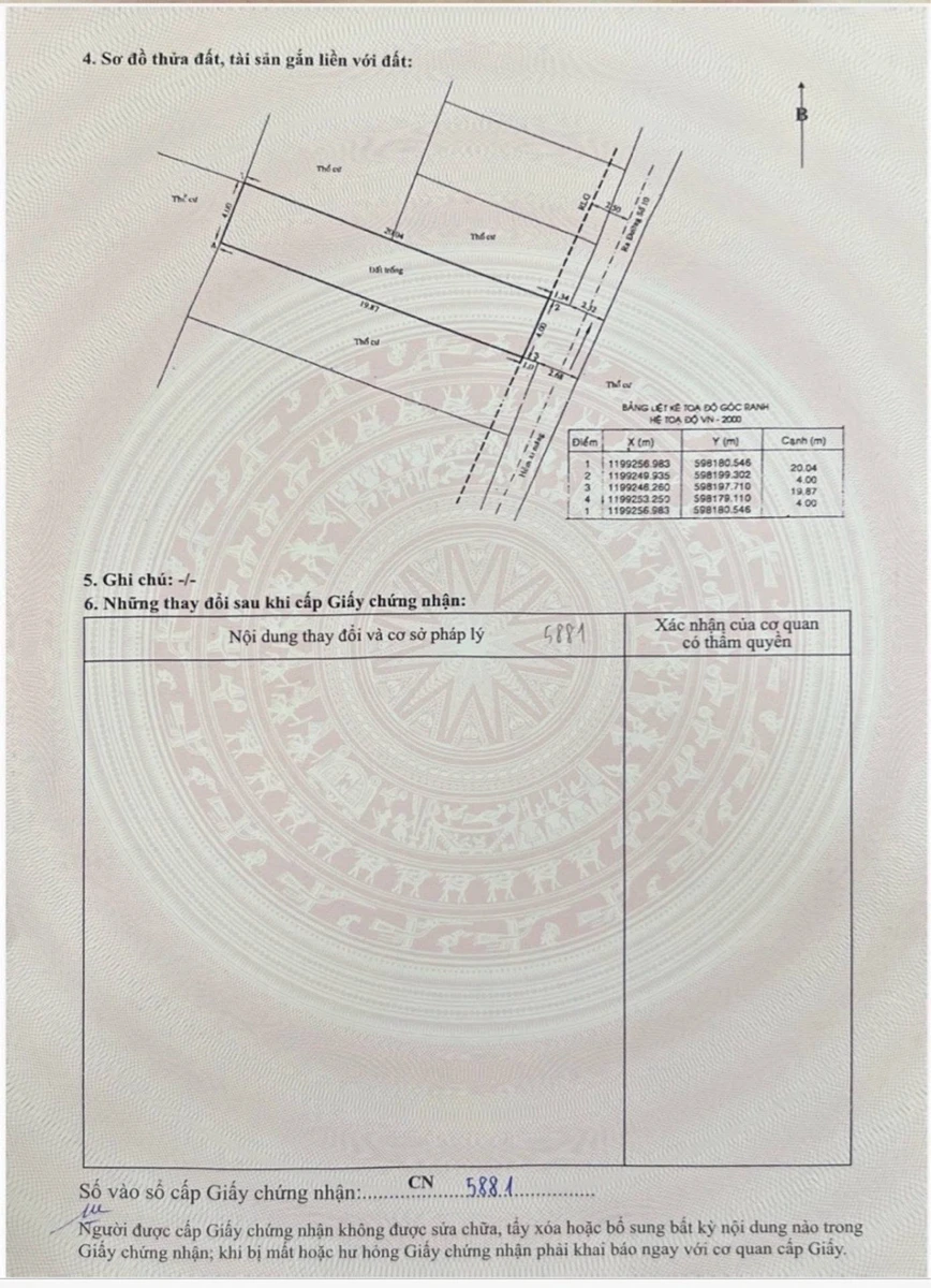 Bán đất 80m² gần CV Làng Hoa, Gò Vấp, 6,4 tỷ - Ảnh 1
