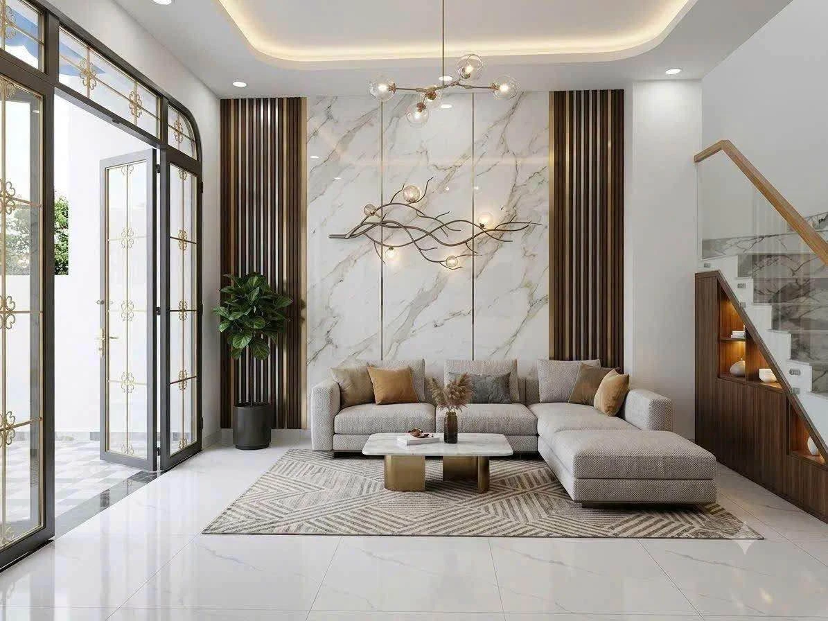 Bán nhà 1 trệt 2 lầu 4PN 90m2 Phước Lý Long An - Ảnh thu nhỏ 2