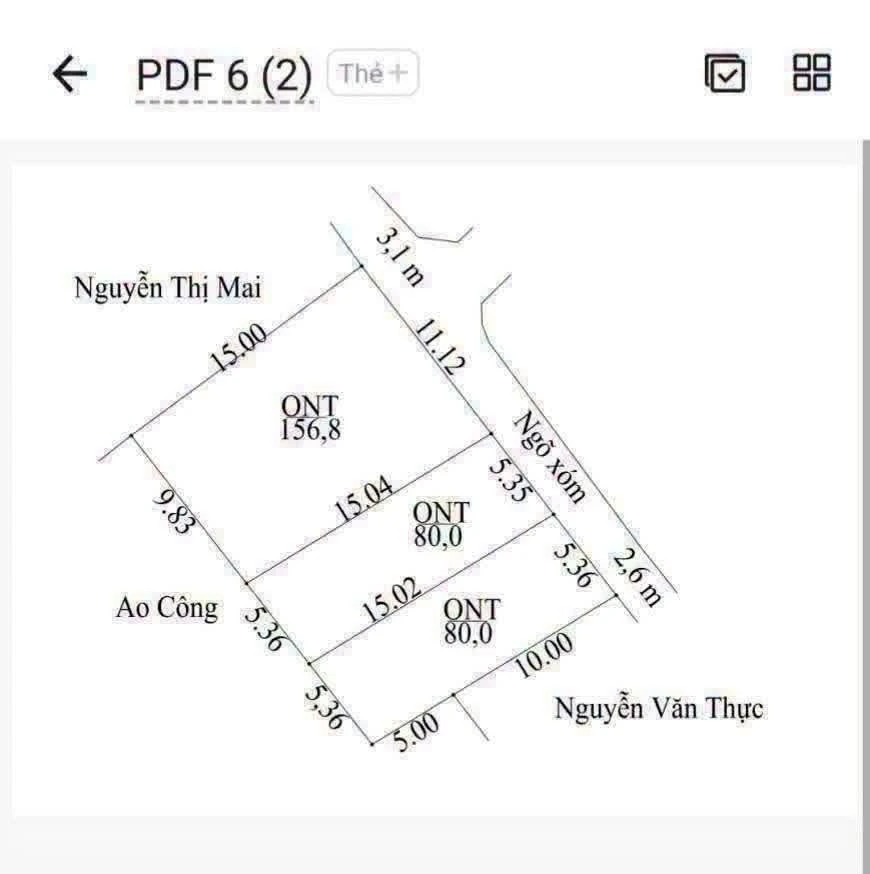 Bán đất nền 80m² Trung Hòa, Phú Nghĩa, Hà Nội, hơn 1 tỷ - Ảnh thu nhỏ 5