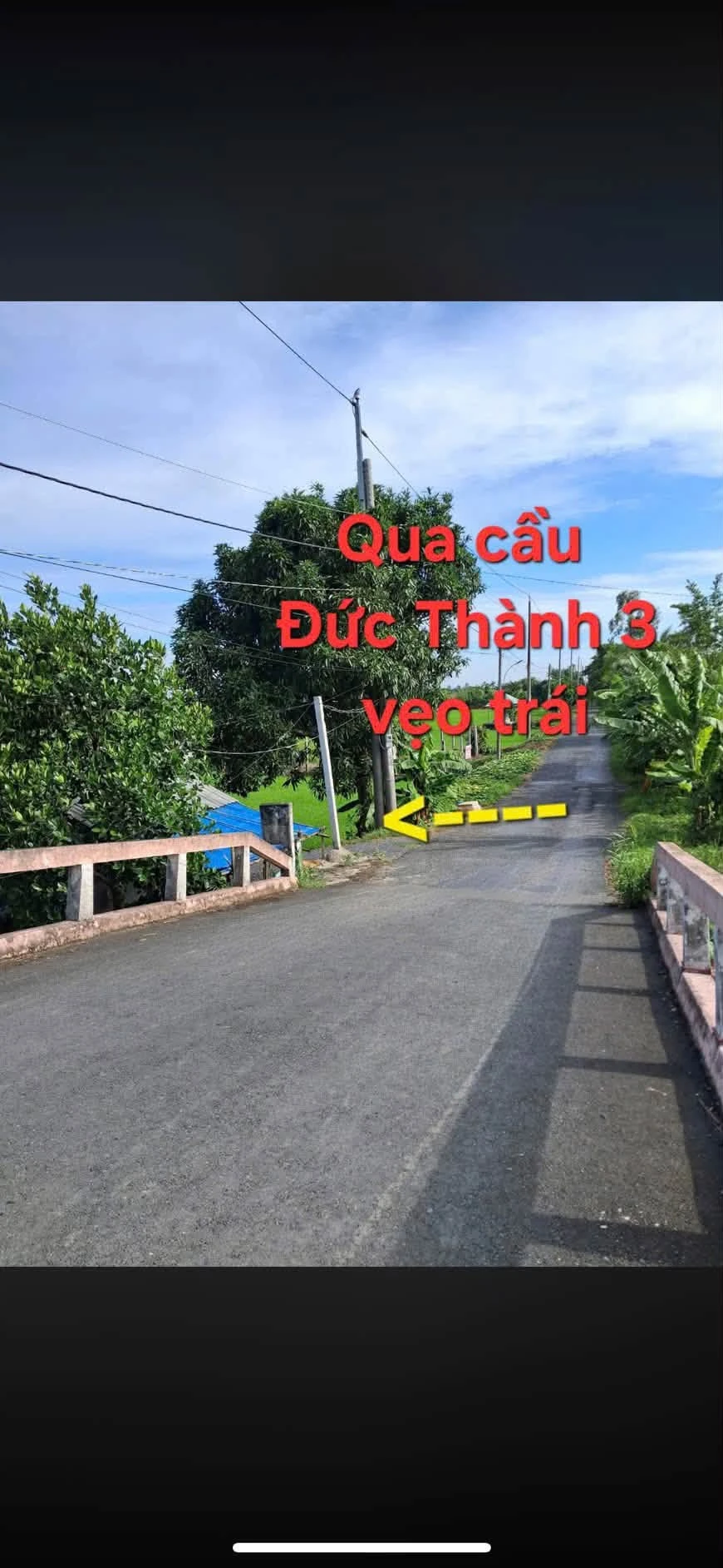 Bán 500m2 đất lúa Mỹ Thới gần cầu Đức Thành 3, giá 320 triệu, thích hợp làm vườn - Ảnh 1