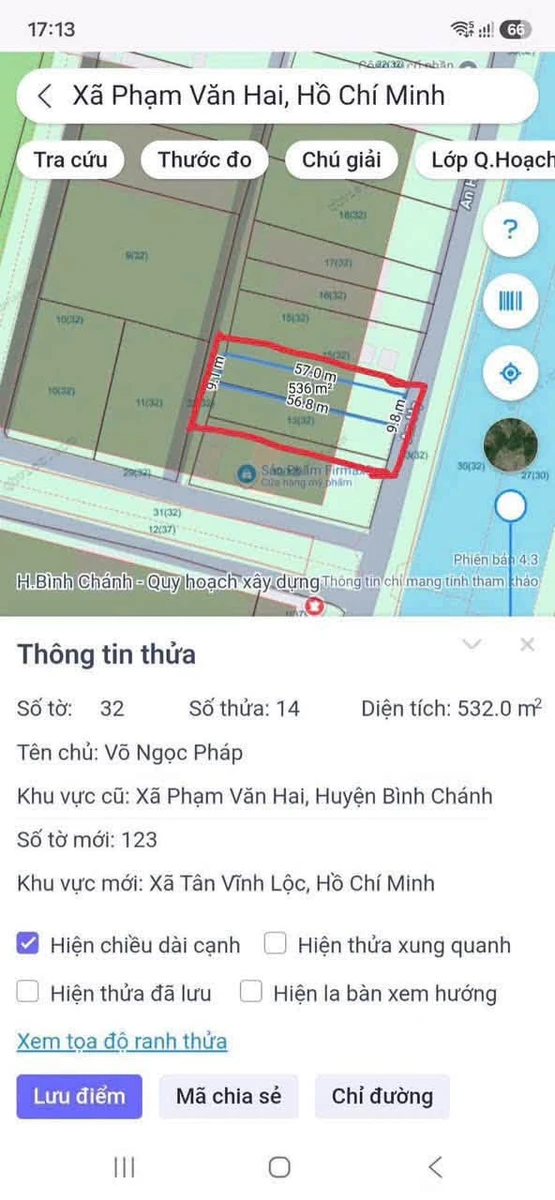 Bán đất mặt tiền đường An Hạ 1200m2, có 600m2 thổ cư, xã Phạm Văn Hai, Bình Chánh - Ảnh thu nhỏ 2