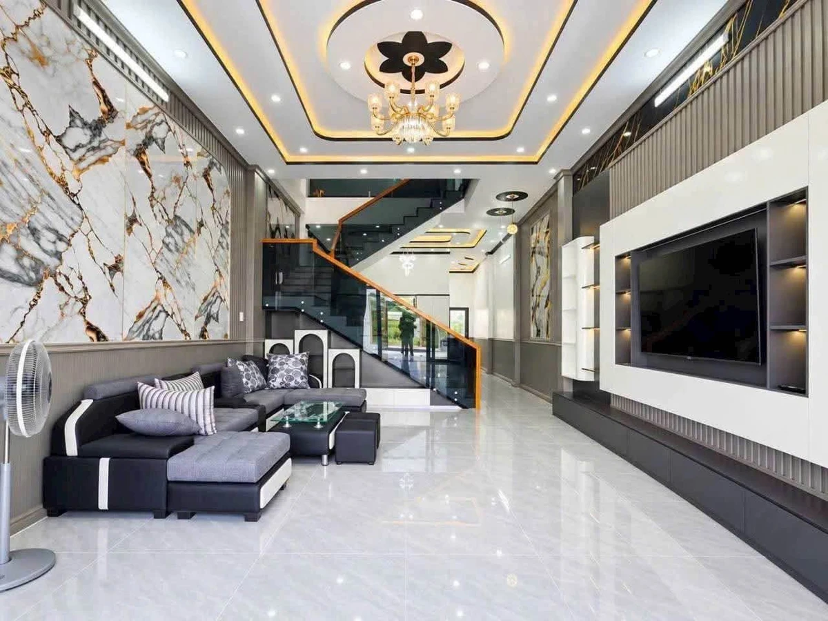 Bán nhà mới 150m2 3 phòng ngủ Đức Hoà Long An 2.95 tỷ - Ảnh thu nhỏ 2