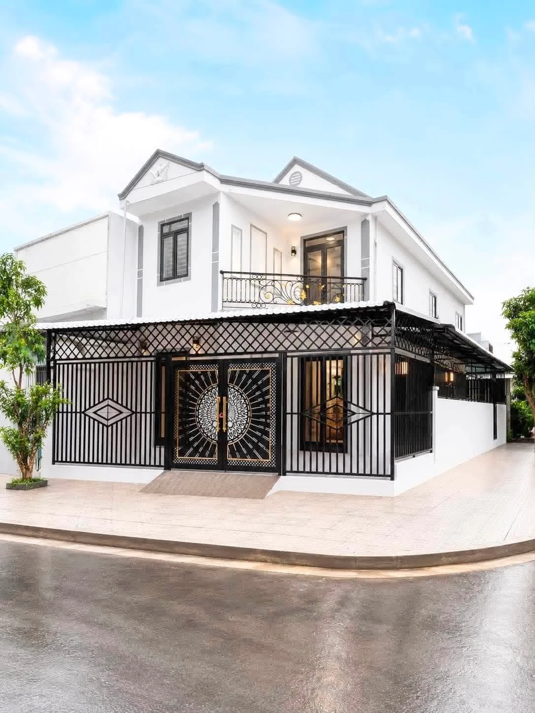 Nhà phố Luxury góc 2 mặt tiền 5.5x18m, 4PN, 3 tỷ 250 triệu, Rạch Giá - Ảnh 1