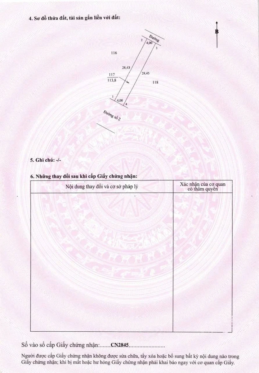 Bán đất nền mặt tiền 113,8m² Chợ Tân Thành 3,8 tỷ - Ảnh thu nhỏ 2
